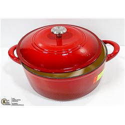 TRAMONTINA 6.5 QUART CAST IRON DUTCH OVEN UNUSED