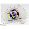 Image 1 : 80'S FOSTER LAGER MAP OF AUSTRALIA SIGN BEER