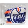 Image 1 : OILERS PLUSH BLANKET THROW IN BAG