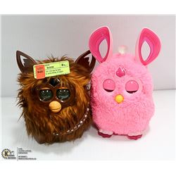 FURBY LOT OF 2 STAR WARS CHEWBACCA AND PINK FURBY