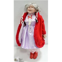 GRANDMA PORCELAIN DOLL APPROXIMATELY 18" TALL