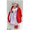 Image 1 : GRANDMA PORCELAIN DOLL APPROXIMATELY 18" TALL