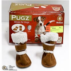 PUGZ SHOES FOR DOGS SIZE 4 MEDIUM DOG