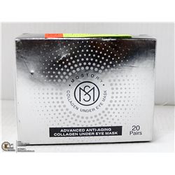 BOX OF COLLAGEN UNDER EYE MASK 20 PAIRS, REDUCES