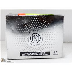 BOX OF COLLAGEN UNDER EYE MASK 20 PAIRS, REDUCES
