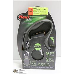 FLEXI 16FT RETRACTABLE LEASH, MADE IN GERMANY