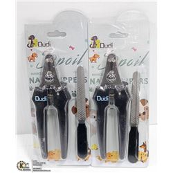 2 SETS OF DOG GROOMING TOOLS