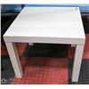 Image 1 : WHITE END TABLE 20" X 20" X 18"
