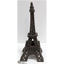 CAST METAL EIFFEL TOWER 13 INCHES HEIGHT
