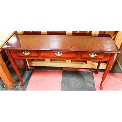 WOODEN SOFA TABLE WITH 1 DRAWER 47" X 16" X 26"