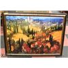 Image 1 : LARGE FRAMED PICTURE 46"X35"