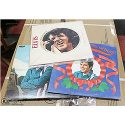3 ELVIS RECORDS