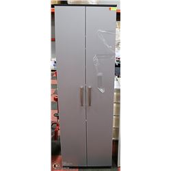 2 TONE SHOP CABINET 24" X 15" X 74"