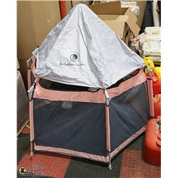 NEW POP N GO PLAY PEN AND MATTRESS INDOOR/OUTDOOR