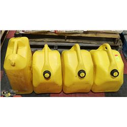 LOT OF 4 DIESEL CANS