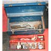 Image 1 : BLUE TOOL BOX WITH CONTENTS