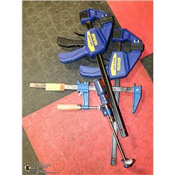 LOT OF FURNITURE CLAMPS