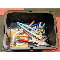SMALL TOTE WITH ASSORTED TOOLS