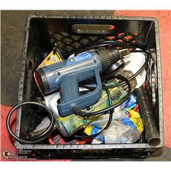 CRATE OF ASSORTED TOOLS