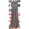 Image 1 : STRAPLESS FULL LENGTH LEAF PATTERN DRESS SIZE 12