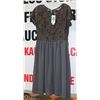 Image 1 : GREY NEMIDOR LACE DETAIL DRESS SIZE 16