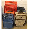 Image 1 : LOT OF 6 ASSORTED SUITCASES
