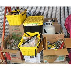 PALLET OF ASSORTED TOOLS AND MORE..