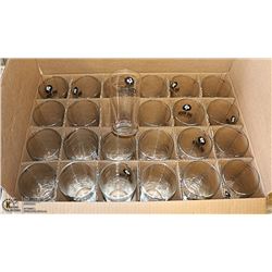 BOX OF 24 NEW 20OZ BIG ROCK BEER GLASSES