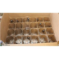 BOX OF 24 NEW 20OZ BIG ROCK BEER GLASSES