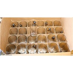 BOX OF 24 NEW 20OZ BIG ROCK BEER GLASSES