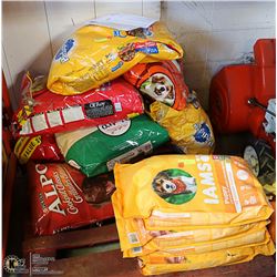 UNCLAMINED PALLET OF DOG FOOD