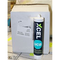 XCEL UBC CLEAR BOND ADHESIVE & SEALANT 12 TUBES