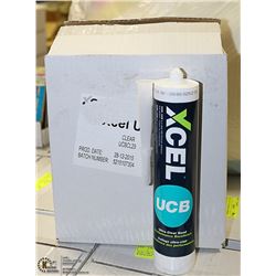 XCEL UBC CLEAR BOND ADHESIVE & SEALANT 12 TUBES