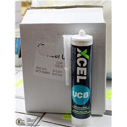 XCEL UBC CLEAR BOND ADHESIVE & SEALANT 12 TUBES