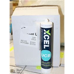 XCEL UBC CLEAR BOND ADHESIVE & SEALANT 12 TUBES