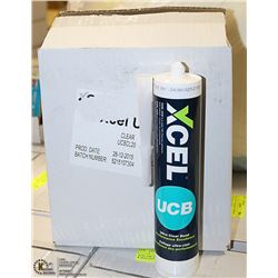 XCEL UBC CLEAR BOND ADHESIVE & SEALANT 12 TUBES