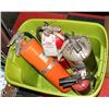 Image 1 : TOTE W/ 4 FIRE EXTINGUISHERS