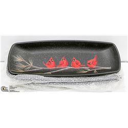 LOT OF 3 WOODEN DECORATIVE TRAY