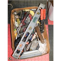 FLAT OF ASSORTED SHOP SUPPLIES