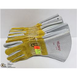 6 NEW PAIR OF WELDING GLOVES