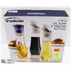 Image 1 : NEW TRUDEAU 3PC OIL PUMP & VINEGAR BOTTLES SET