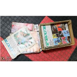BOX OF VINTAGE MEN'S MAGAZINES