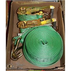 2 NEW RATCHET STRAPS