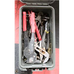 GREY TOTE WITH ASSORTED