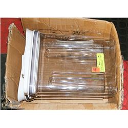 OXO 2 PACK LOCKING CEREAL STORAGE CONTAINERS