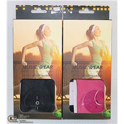 PAIR OF MUSIC WEAR WIRELESS MUSICAL HEADBAND