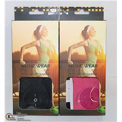 PAIR OF MUSIC WEAR WIRELESS MUSICAL HEADBAND