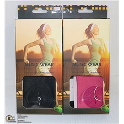 PAIR OF MUSIC WEAR WIRELESS MUSICAL HEADBAND
