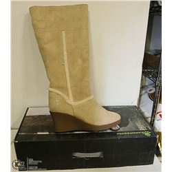 DAWGS WOMENS FASHION 15" HEEL BOOTS NATURAL