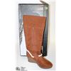 Image 1 : DAWGS WOMENS FASHION 15" WEDGE BOOTS CHESTNUT